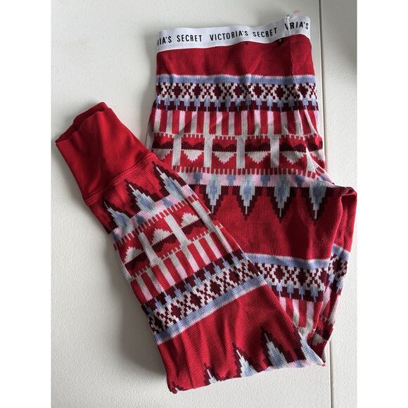 3 for $9 Victoria Secret Holiday Cotton Blend Pajama Pants XL - Picture 2 of 6